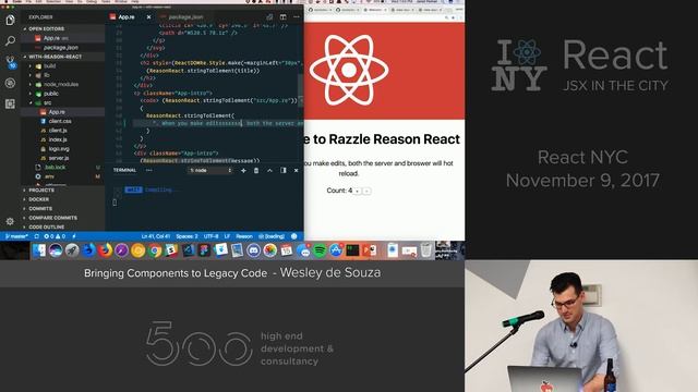 Razzle: SSR Without The Framework - Jared Palmer @ ReactNYC смотреть онлайн