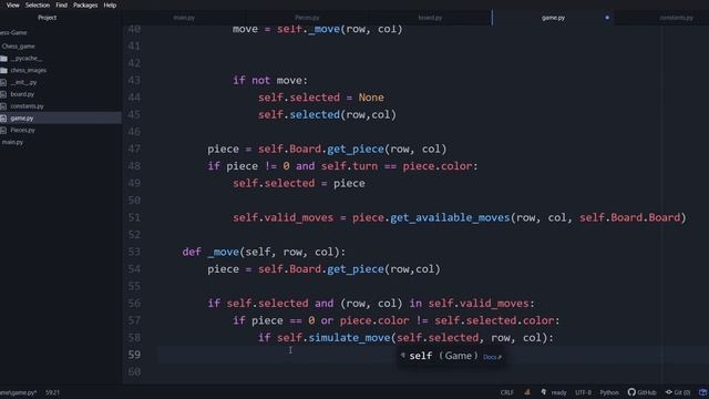 Comment faire un jeu d'échecs en Python avec Pygame ? - Partie 6 смотреть онлайн