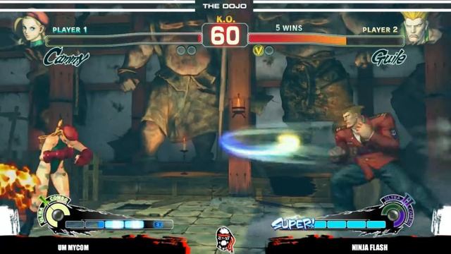Unequalled Media X TeamNinja The Dojo: UM MyCom (Cammy) vs Ninja Flash (Guile) смотреть онлайн
