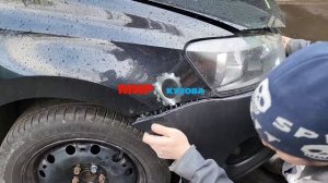 Vw Polo 5 седан бампер передний установка новый Фольксваген Поло МирКузова
