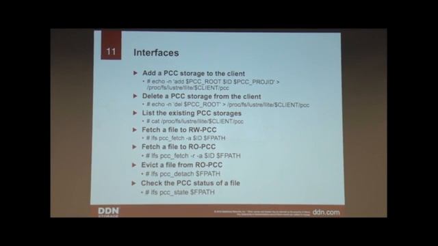 LUG 2018: Lustre Persistent Client Cache: A cache that speeds up certain applications I/O patterns смотреть онлайн
