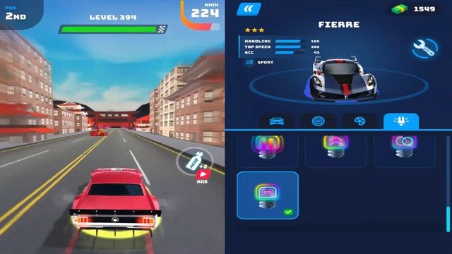 Race Master 3D Gameplay Levels 391 To 400 Double Screen