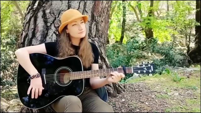 Мурашки по телу от ее голоса! Девчонка поет под гитару смотреть онлайн