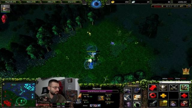 DOTA PHANTOM ASSASSIN vs ABADDON: LEGENDARY FIGHT смотреть онлайн