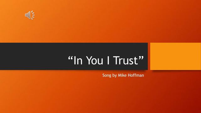 In You I Trust - By Mike Hoffman смотреть онлайн