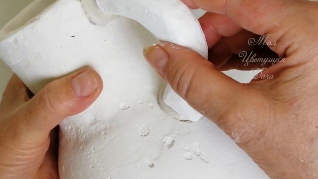 Поделки для дачи Декоративный кувшин для лаванды из гипса смотреть онлайн