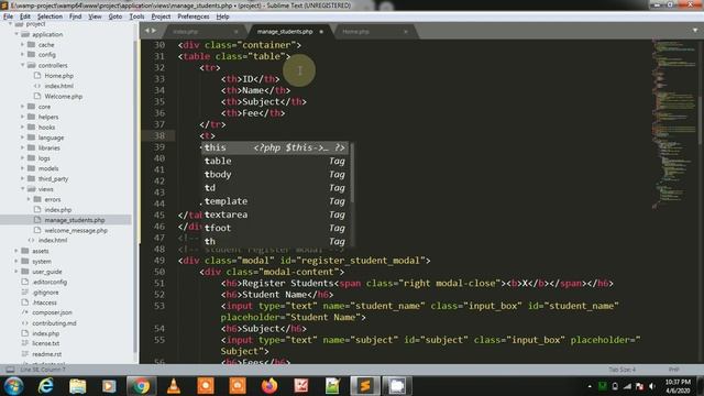 Ajax Crud Codeigniter - Show Data with Ajax - Load Page in Ajax смотреть онлайн