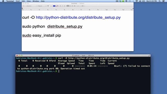 2. Selenium Webdriver with Python Tutorial - How to install Pip on MAC смотреть онлайн