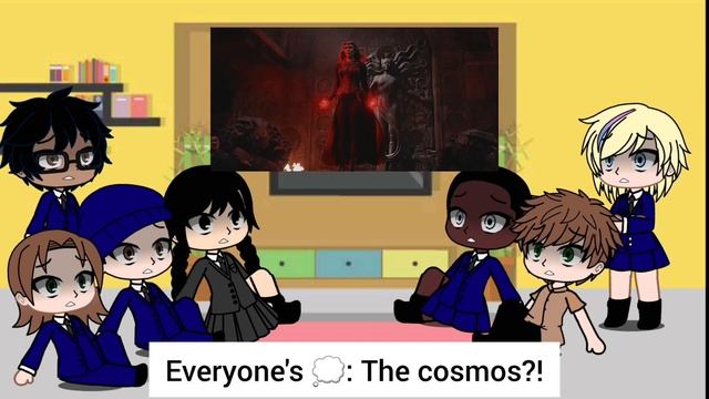 wednesday react to the scarlet witch as new teacher part 1/? смотреть онлайн