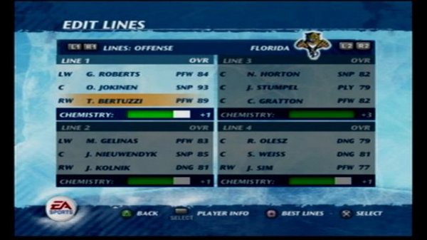 NHL 07 ROSTER OVERVIEW | PS2