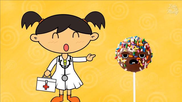 Five Little Monkeys Jumping on the Bed | 5 Little Cake Pops by Luke & Mary смотреть онлайн