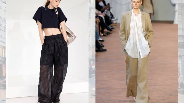 Модные брюки весна-лето 2024 #686 Что в тренде? Топ новинок смотреть онлайн
