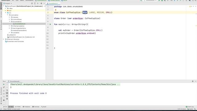Kotlin Fundamentals - 24, Enums смотреть онлайн