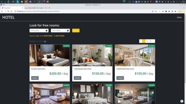 Hotel with Booking Website on Laravel, and Bootstrap смотреть онлайн