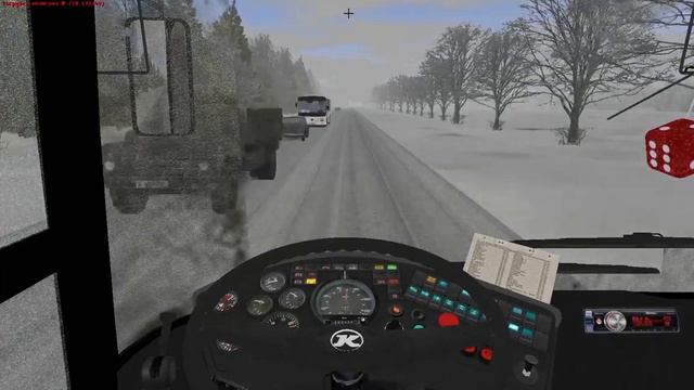 OMSI 2. Setra S215UL. Щёлково. Маршрут 35. Обратный рейс.