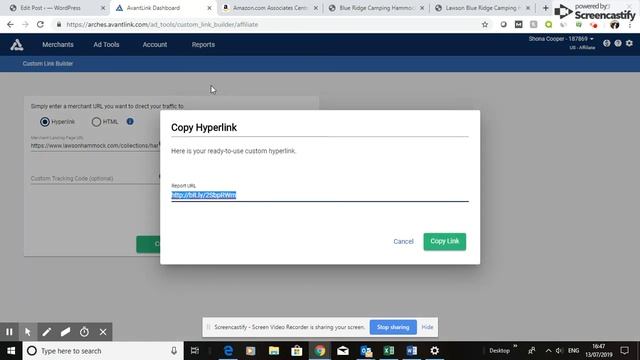 How to Create A Custom Affiliate Link with Avantlink for Your Wordpress Blog смотреть онлайн