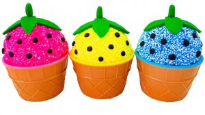 Ягодки из шарикового пластилина - Учим Цвета с героями мультиков