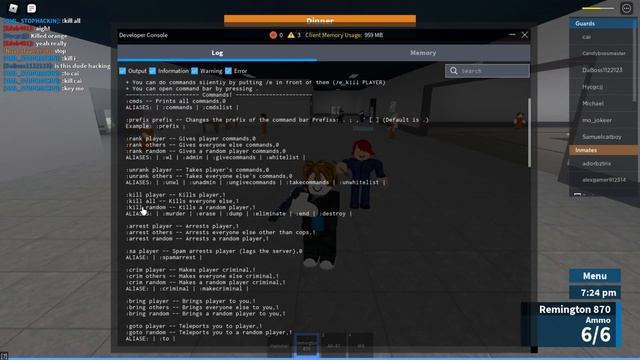 Ridiculously OP prison life FE ADMIN SCRIPT! (Legit real admin!) Script pastebin link in descriptio смотреть онлайн