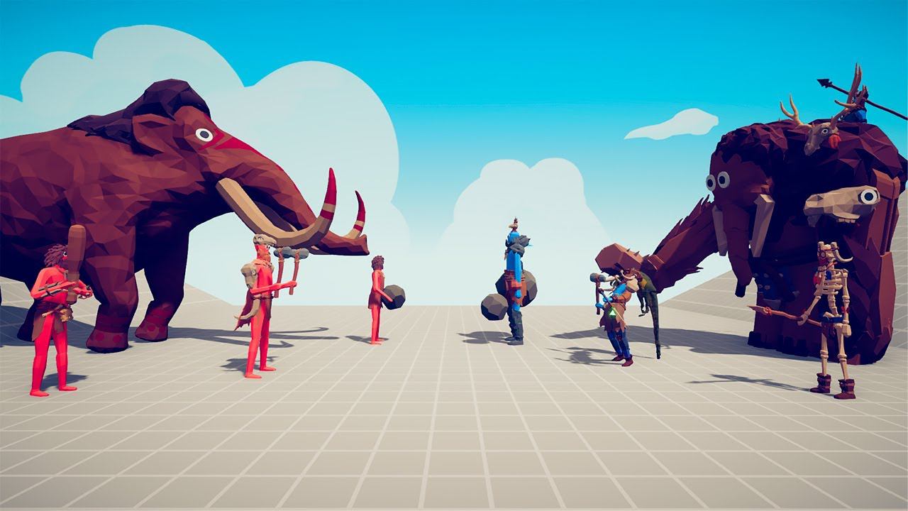 TRIBAL TEAM vs TRIBAL DLC TEAM | TABS - Totally Accurate Battle Simulator смотреть онлайн