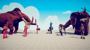 TRIBAL TEAM vs TRIBAL DLC TEAM | TABS - Totally Accurate Battle Simulator