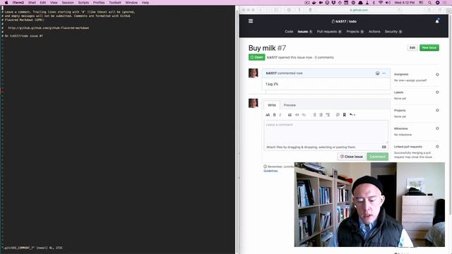 Command line TODO list using GitHub issues as a cloud backend. смотреть онлайн