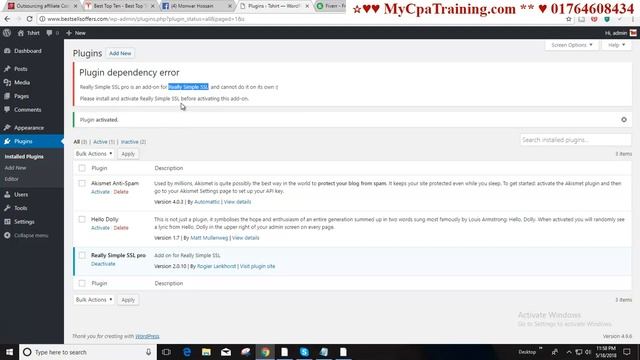 Really Simple SSL Pro Setup # Contact: 01764608434 смотреть онлайн