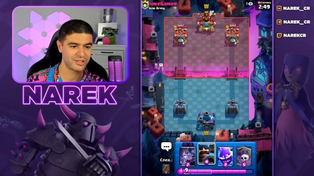 ? ВЫБИРАЮ КАРТЫ ВСЛЕПУЮ! ЭПИЧНЫЕ БОИ С ВЫБОРОМ КАРТ! / Clash Royale смотреть онлайн