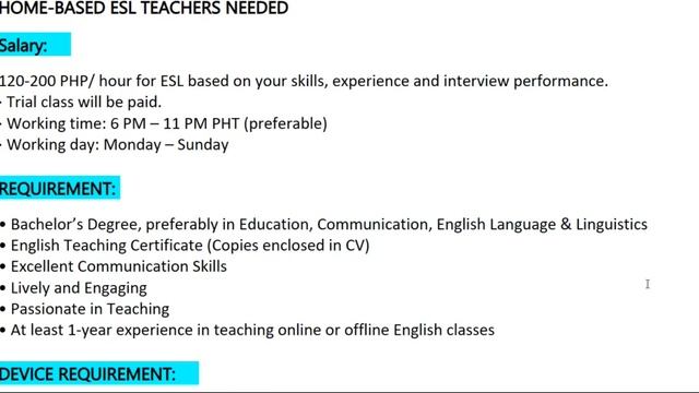 HOMEBASED ESL COMPANY /200 PHP/ hour смотреть онлайн
