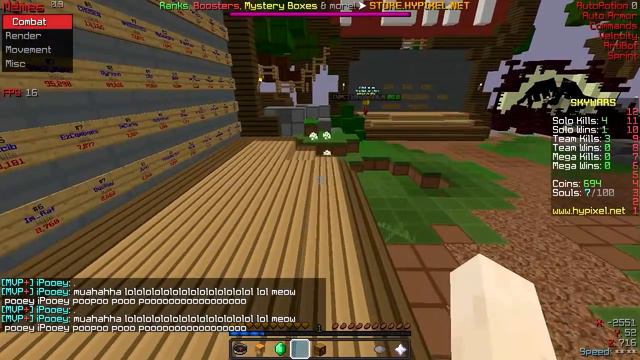 Hacking in Hypixel#2(Alt in the Desc) смотреть онлайн