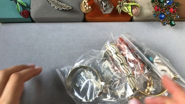 177. Винтажные украшения, распаковка. Лот 