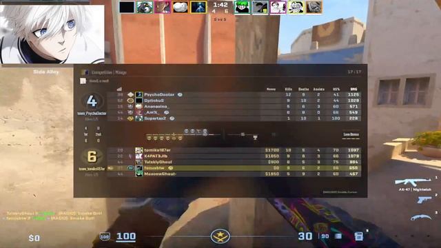 FOCUS ПОПАЛСЯ С ДВУМЯ ДЕДИНСАЙДАМИ #inputlag #focus #cs2