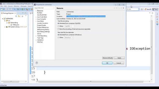 What is createNewFile () in Java | createnewfile method example | Java File class смотреть онлайн