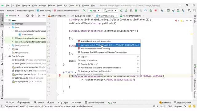 External Storage Run time Permission in Android смотреть онлайн
