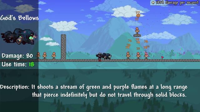 All Calamity Flamethrowers - Terraria Calamity Draedon Update