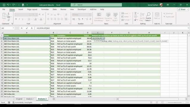 How to reshape wide panel data to long panel data in excel смотреть онлайн