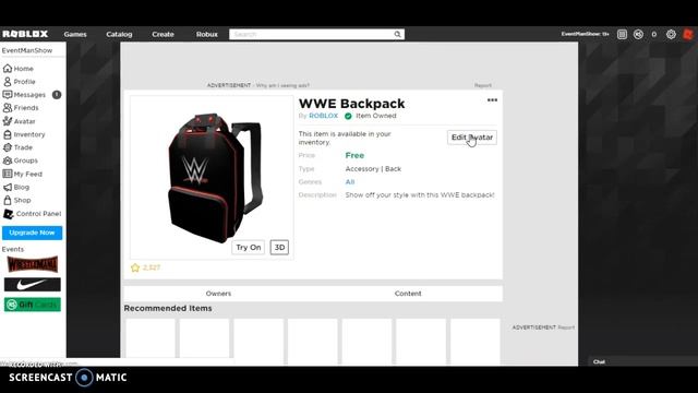 [EVENT] How to get the WWE Backpack - Wrestle Mania смотреть онлайн