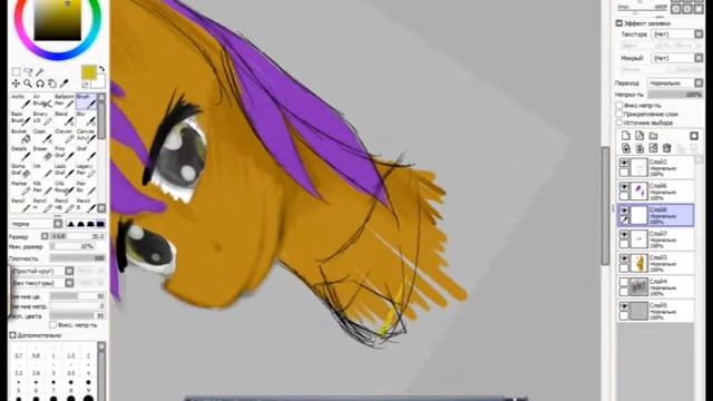 Пилотный Speedpaint(мой OC) смотреть онлайн