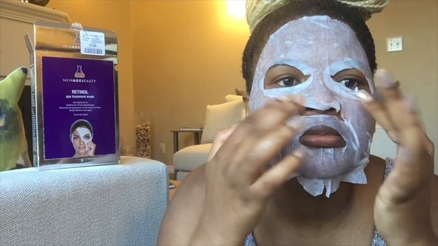 Review & Demo | New Age Beauty Retinol Spa Treatment Sheet Mask | Lorcia Mediro смотреть онлайн