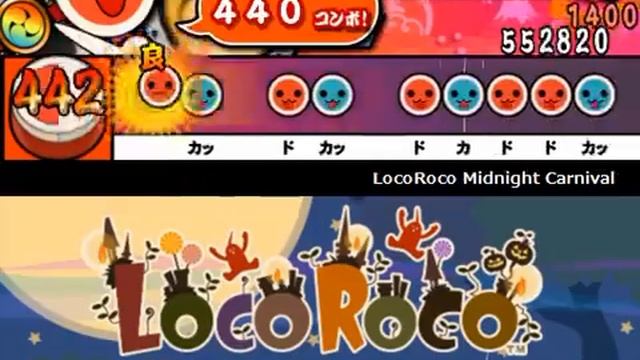 【太鼓さん次郎】LocoRoco Midnight Carnival【創作譜面】 смотреть онлайн