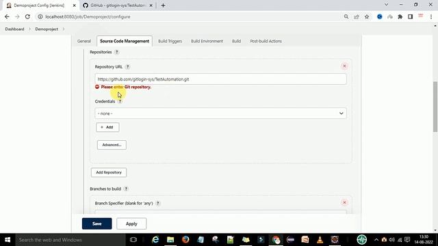 How to run maven project in Jenkins | How to Configure Git project in Jenkins | Delete build смотреть онлайн