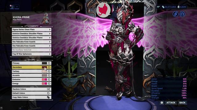 Warframe | Fashion Frame | Khora Prime : Sin of Lust смотреть онлайн