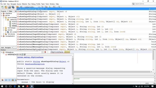 Understanding Input and Output Dialog boxes using Simple Java Program смотреть онлайн