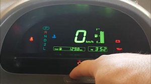 Подсветка приборной панели Toyota Spacio AE11.