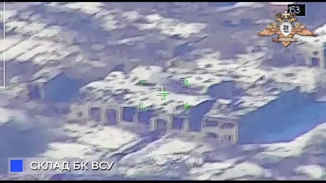 Артиллерия 1 АК бьёт управляемыми снарядами 