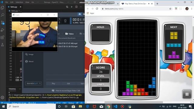 Playing Tetris using OpenCV! смотреть онлайн