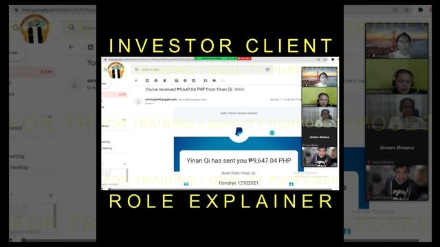INVESTOR CLIENT ROLE EXPLAINER смотреть онлайн