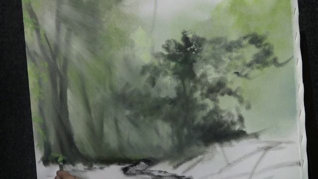 Paint with Kevin - Sunlit Oak Forest смотреть онлайн
