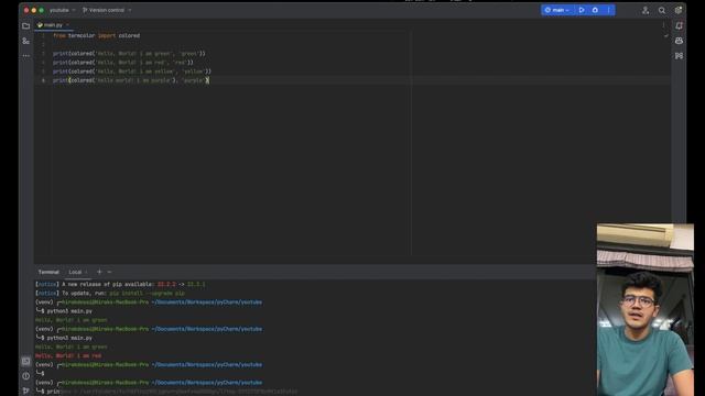 How to get coloured text in python? | TermColor смотреть онлайн