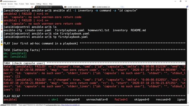 007. Ansible Capsules in Arabic - Our First Playbook смотреть онлайн