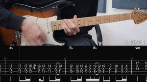 Radiohead - Just (Guitar lesson with TAB)